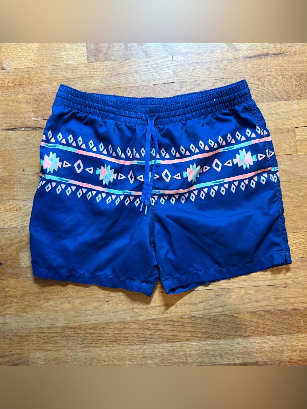 Chubbies Aztec Blue Mesh Lined Swim Trunks/Shorts